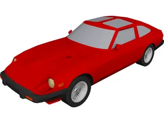 Nissan 280ZX (1982) 3D Model 3D Preview