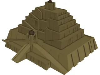 Temple 3D Model