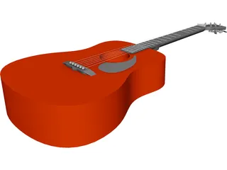 Guitar 3D Model