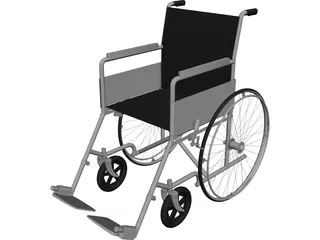 Wheelchair 3D Model