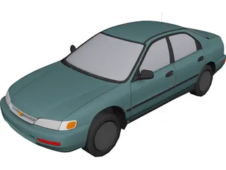 Honda Accord (1997) 3D Model 3D Preview
