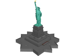 Statue Of Liberty 3D Model