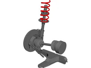 Suspension Front 3D Model