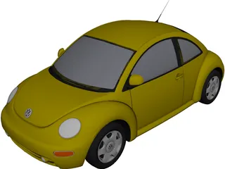 Volkswagen Beetle (1998) 3D Model