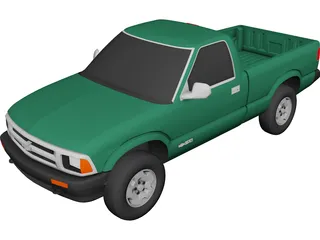 Chevrolet S10 Pickup (1994) 3D Model