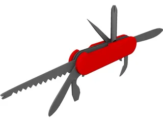 Pocket Knife 3D Model