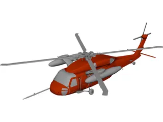 Sikorsky UH-60 Black Hawk 3D Model