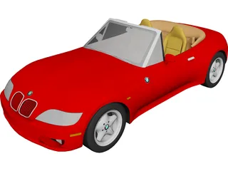BMW Z3 (1997) 3D Model 3D Preview