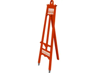 Easel 3D Model