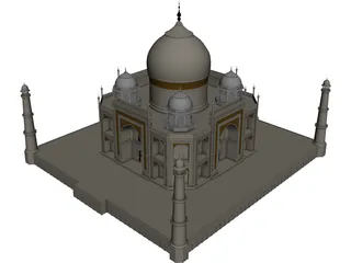 Taj Mahal 3D Model