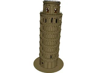 Tower Of Pisa 3D Model