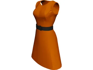 Woman Dress 3D Model