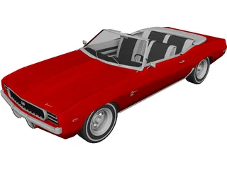 Chevrolet Camaro SS (1969) 3D Model