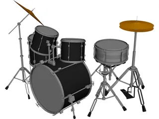 Drum Set 3D Model