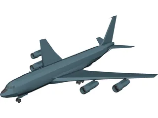 KC-135R Stratotanker 3D Model