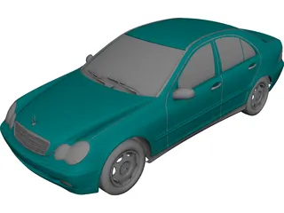 Mercedes-Benz C-class (2001) 3D Model