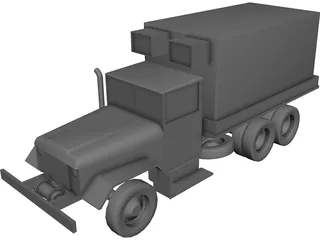 M35A2 Radio Truck 3D Model