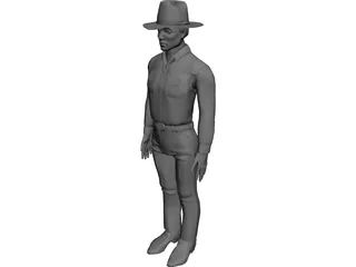 Cowboy 3D Model