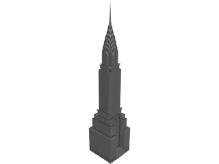 Chrysler Building 3D Model 3D Preview