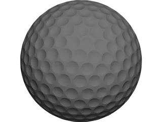 Golf Ball 3D Model