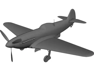 Yakovlev Yak-9 3D Model