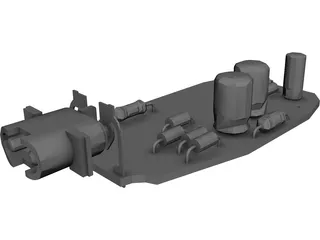 Circuit Board 3D Model