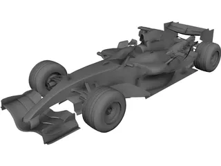 McLaren MP4-21 F1 3D Model