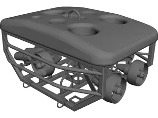 ROV Deep Sea CAD 3D Model