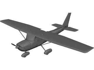 Cessna 150 CAD 3D Model