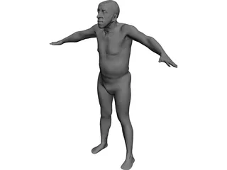 Man Old CAD 3D Model