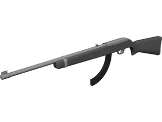 Ruger Rifle 3D Model