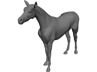 Horse CAD 3D Model