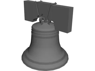 Liberty Bell 3D Model