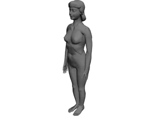 Woman 3D Model 3D Preview