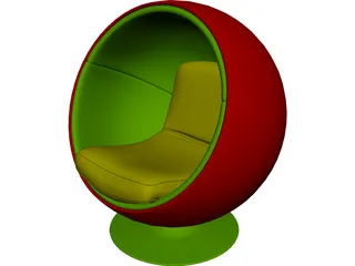 Egg Chair 3D Model