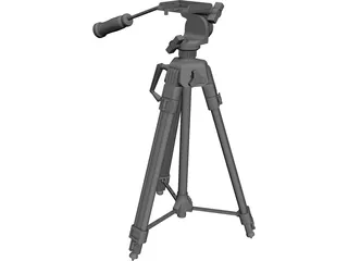 Camera Tripod 3D Model