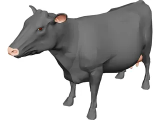 Cow 3D Model 3D Preview