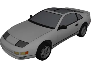Nissan 300ZX (1993) 3D Model 3D Preview
