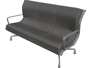 Sofa Lobby 3D Model