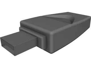 USB Thumbdrive 3D Model