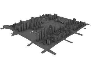 Shenzhen (China) 3D Model 3D Preview