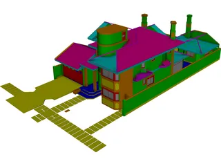 Brasilian House 3D Model