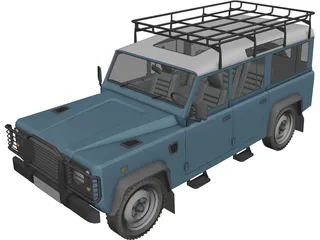 Land Rover Defender 110 3D Model