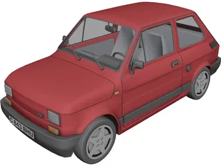 Fiat 126p 3D Model