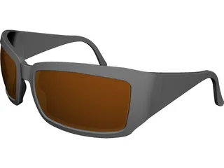 Sunglasses Plastic 3D Model 3D Preview