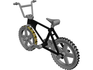 Kids Bike 3D Model