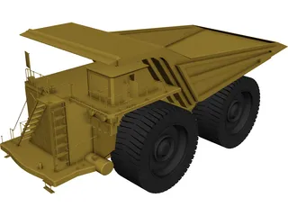 Mining Truck 3D Model