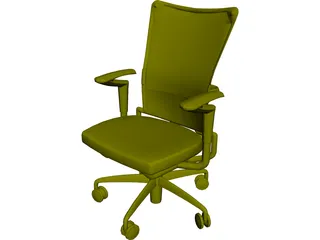 Allsteel Chair 1 3D Model 3D Preview