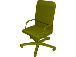 Allsteel Chair 4 3D Model