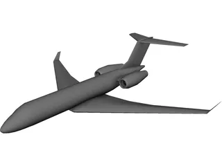 Bombardier Global Express XRS 3D Model